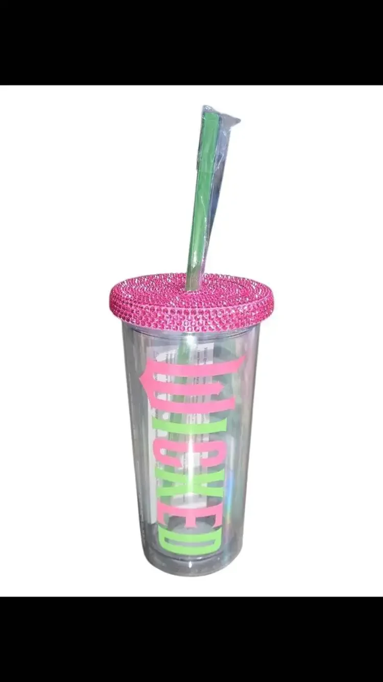 Wicked 20 oz Travel Tumbler with Rhinestone Lid